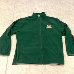 XL Men’s Green Bay Packer Team Apparel Zip Up Fleece